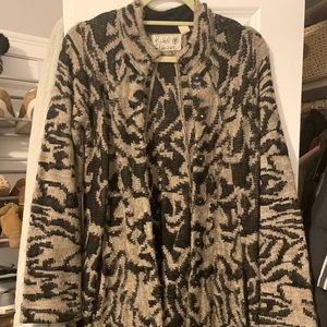 Anthropologie Sweater Coat